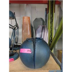 5 New Glass Vases