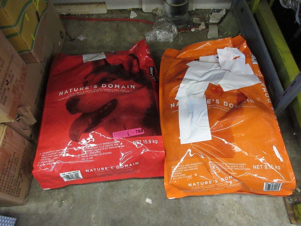 2 Bags of Kirkland Dry Pet Food Resealed
