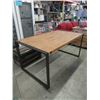 Image 1 : New LH Imports Wood Top Table with Metal Frame