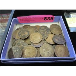 59 King Edward VII Large One Penny Coins