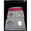 Image 1 : Four 1/4 Troy Oz. .999 Fine Silver Rounds