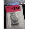 Image 1 : 1 Troy Ounce .999 Fine Silver Johnson Matthey Bar
