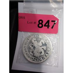 1 Oz .999 Fine Silver 2017 Netherlands Lion Dollar