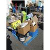Image 1 : Skid of Assorted Tools and Household Goods