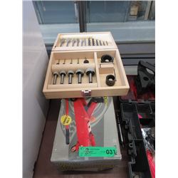 2 Ton Hydraulic Floor Jack & Drill Bit Set