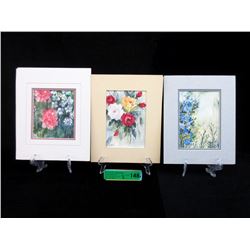 3 Elaine Sims Original Watercolours