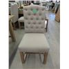 Image 1 : New LH Imports Fabric Upholstered Dining Chair