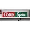 Image 1 : Vintage Pressed Steel Coke & Sprite Sign