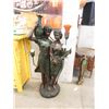 Image 1 : Art Nouveau Style 4-Foot Figural Lamp