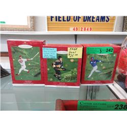 3 Hallmark Sports Themed Christmas Ornaments