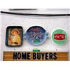 Image 1 : 2 Coca-Cola Trays & a 12" Clock