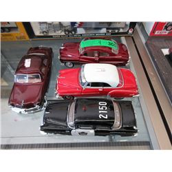 Four 1:24 Scale Model Die-Cast Cabs