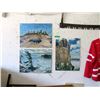 Image 1 : 3 Original B. Douglas Original Oil on Board