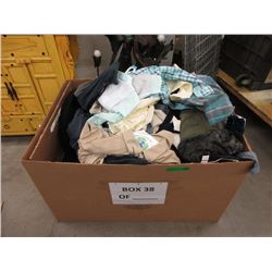 Very Large 15 Cubic Foot Box of Assorted Clothing