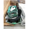 Image 1 : Large Tote of Assorted Car Gear