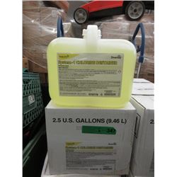 Six 2.5 US Gallon Jugs of Chlorine Destainer