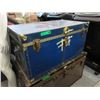 Image 1 : Vintage Metal Clad Storage Trunk