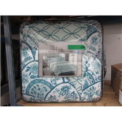 New King Size 8 Piece Comforter Set - Blue