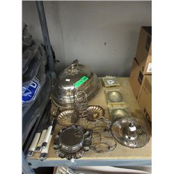 10 Pieces of Vintage Silver Plate