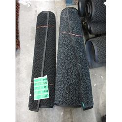 Two 33" Wide Rubber Back Carpet Mats