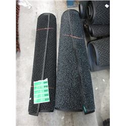 Two 33" Wide Rubber Back Carpet Mats