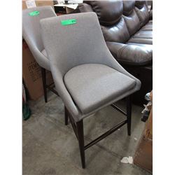 New Home Elegance 25" Fabric Upholstered Stool