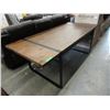 Image 1 : New LH Imports Wood Table with Metal Frame