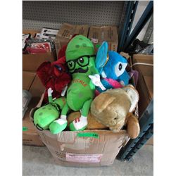 Large Box of Assorted Stuffed Toys