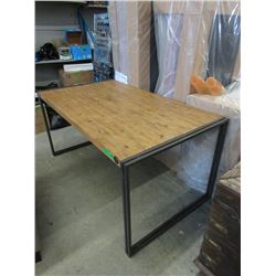 New LH Imports Dining Table with Metal Frame