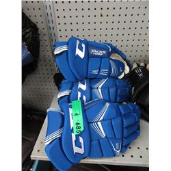 2 New Pairs of Blue CCM Hockey Gloves