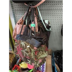 6 Assorted Pre Owned Purses