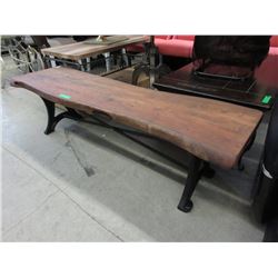 New LH Imports Live Edge Foundry Bench
