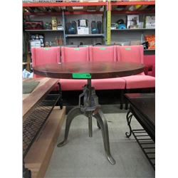 New LH Imports Adjustable Height Round Table