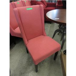 New Upholstered Dining Chair with Wood Legs