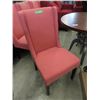 Image 1 : New Upholstered Dining Chair with Wood Legs