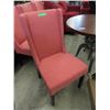 Image 1 : New Upholstered Dining Chair with Wood Legs