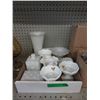 Image 1 : 9 Pieces of Milk Glass - Some Vintage