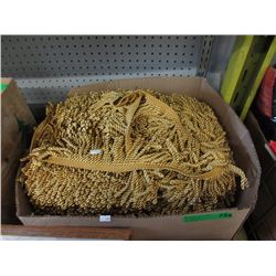 Very Large Box of New Gold Drapery Fringe