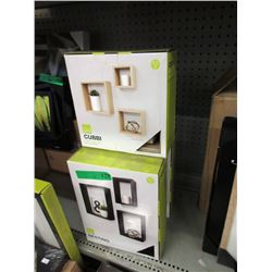 3 New 3 Piece Wall Shelf Sets