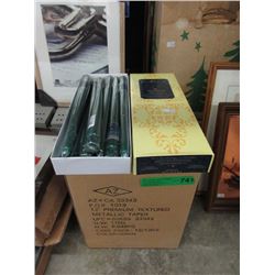 Case of Green Metallic 12" Taper Candles