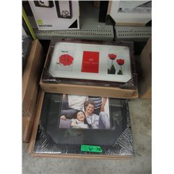 2 Boxes of Assorted New Picture Frames