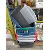 Image 1 : 9 Assorted Totes & 4 Lids