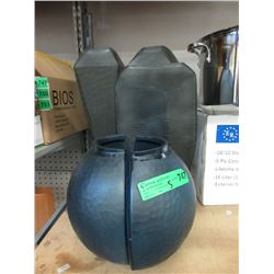 6 New Glass Vases