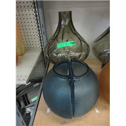 3 New Glass Vases