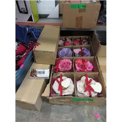 New Frosted Christmas Bulbs & Potpourri Cushions