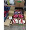 Image 1 : New Frosted Christmas Bulbs & Potpourri Cushions