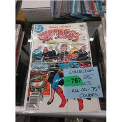 Collection of 25 Comic Books with 20¢-75¢ Covers