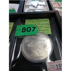 1976 Montreal Summer Olympics .925 Silver Coin