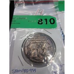1973 One Troy Oz. "New Orleans, Mardis Gras" Round