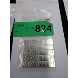 Two 10 Gram .999 Fine Silver Divisible Silver Bars